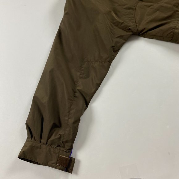 Lands' End Packable Mountain Lite Parka Jacket Men's Medium Brown Purple Nylon - Picture 12 of 15